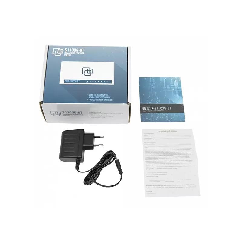 Неуправляемый коммутатор SNR-S1100G-8T