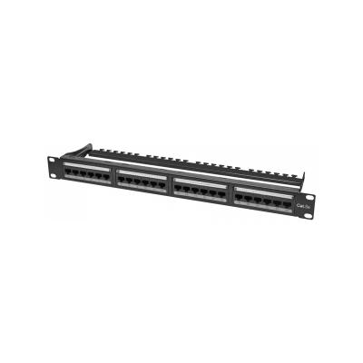 Патч-панель 24 порта, кат.5E, RJ45, UTP, 19", 1U