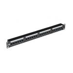 Патч-панель 24 порта, кат.6, RJ45, UTP, 19", 1U