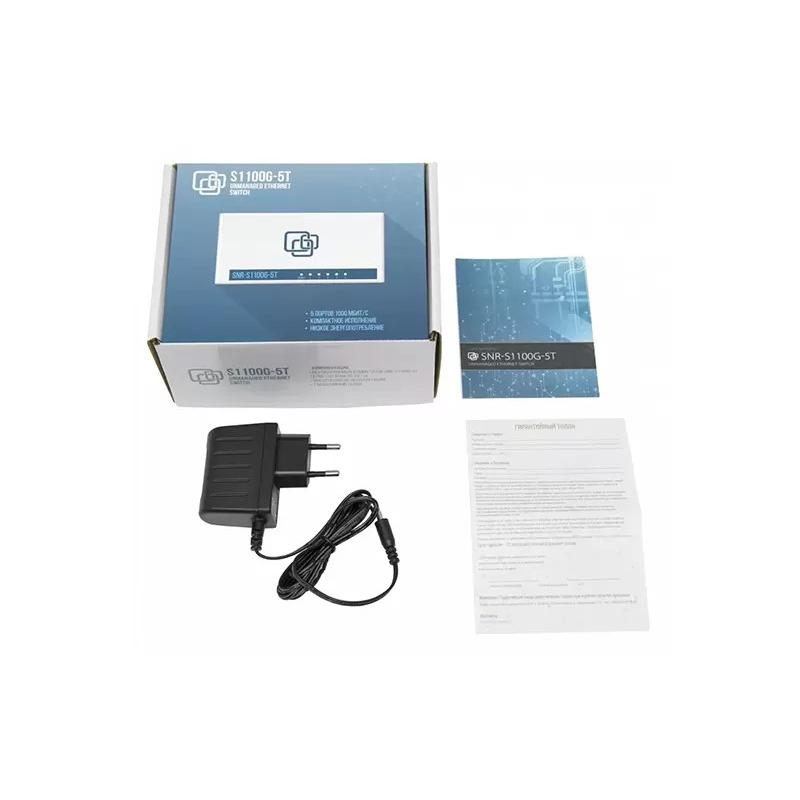 Неуправляемый коммутатор SNR-S1100G-5T