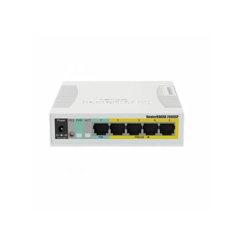 Коммутатор PoE MikroTik. Артикул CSS106-1G-4P-1S (RB260GSP)