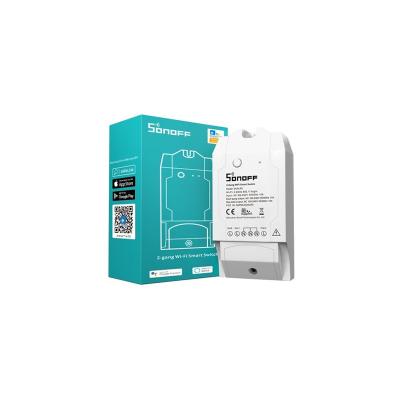 Умный 2-х канальный WiFi выключатель Sonoff DUAL R2 артикул: DUALR2