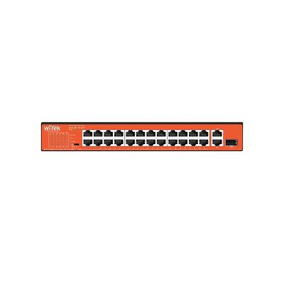 Неуправляемый 200W PoE коммутатор Wi-Tek WI-PS526GH 10/100M