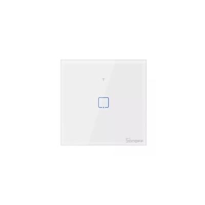 Smart WiFi настенный Выключатель одноклавишный, белый цвет артикул: T0UK1C