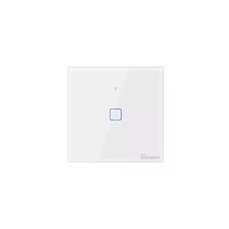 Smart WiFi настенный Выключатель одноклавишный, белый цвет артикул: T0UK1C