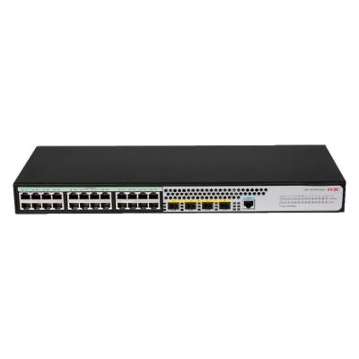 H3C S5120V3-28P-LI L3 Ethernet Switch with 24*10/100/1000BASE-T Ports and 4*1000BASE-X SFP Ports,(AC)