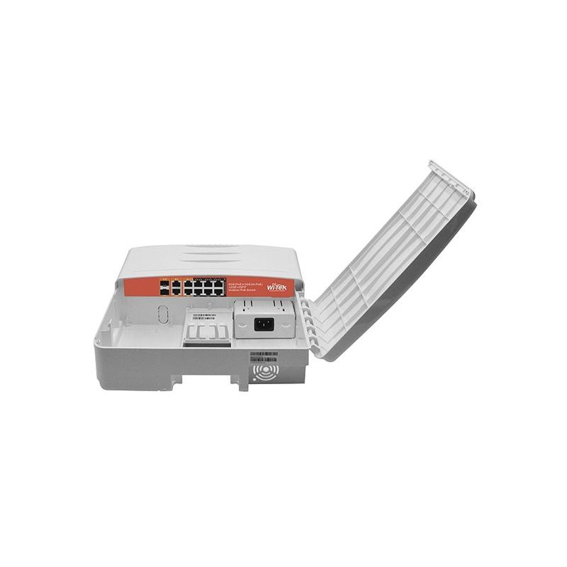 Неуправляемый наружный 120W PoE коммутатор Wi-Tek WI-PS310GF-O Гигабитный