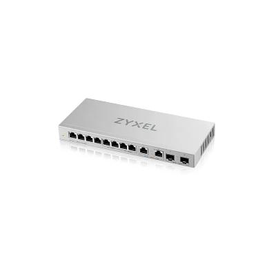 12-портовый веб-управляемый мультигигабитный коммутатор с  2 портами 2.5G и 2 портами 10G SFP+
