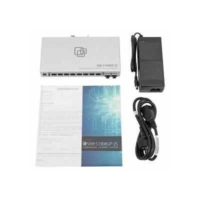 Неуправляемый POE коммутатор SNR-S1908GP-2S
