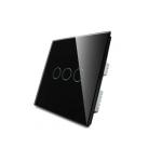 Smart WiFi настенный Выключатель трехклавишный, чёрный цвет артикул: T3UK3C