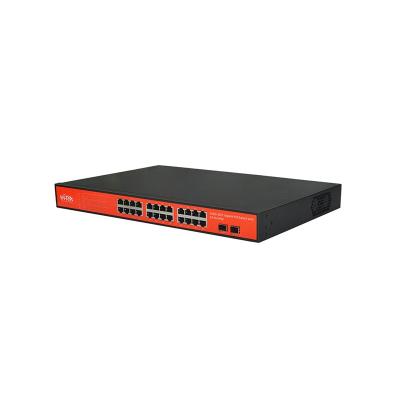 Неуправляемый 400W PoE коммутатор Wi-Tek WI-PS326GF Гигабитный