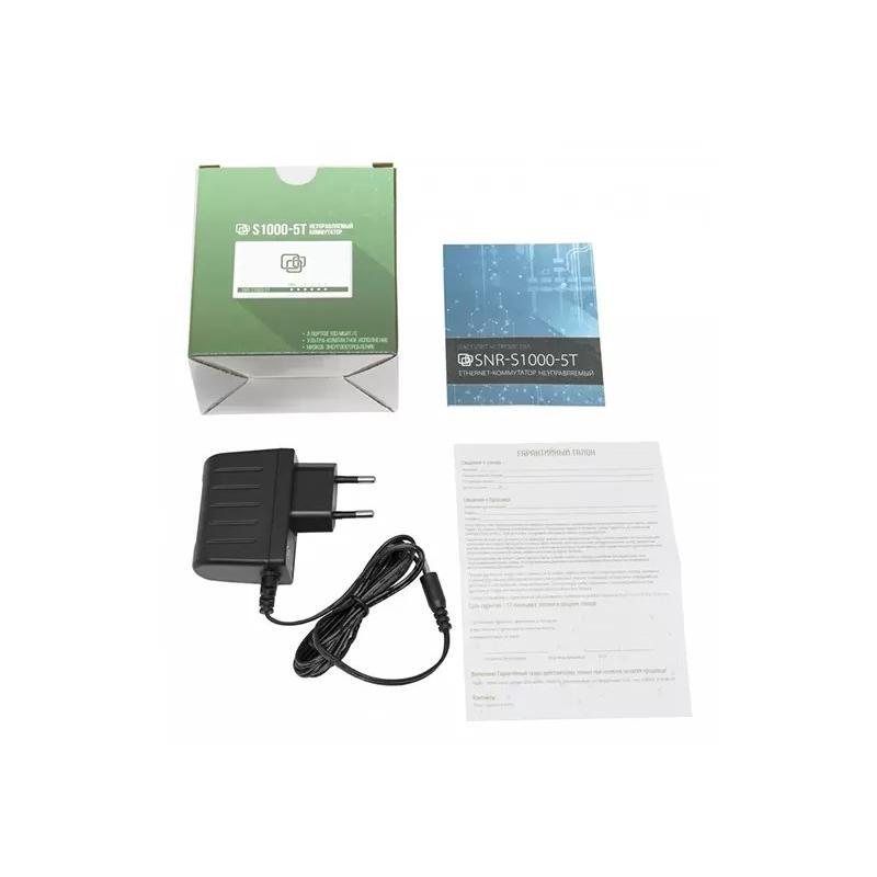 Неуправляемый коммутатор SNR-S1000-5T