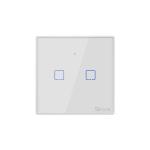 Smart WiFi настенный Выключатель двухклавишный, белый цвет артикул: T2UK2C