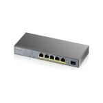 Smart L2 коммутатор PoE+ для IP-видеокамер Zyxel NebulaFlex Pro GS1350-6HP