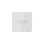 Smart WiFi настенный Выключатель трехклавишный,  белый цвет артикул: T0UK3C