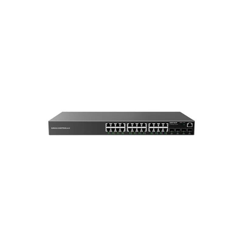 Grandstream GWN7803P - 24-портовый гигабитный управляемый коммутатор PoE/PoE+ L2+