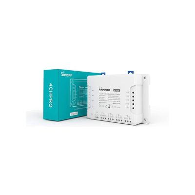 Умный четырехканальный WiFi выключатель Sonoff 4CH Pro артикул: 4CHPROR3