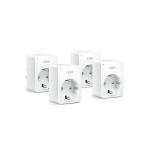 TAPO P110 (4-pack)/Mini Smart Wi-Fi Socket, Energy Monitoring, 4-Pack