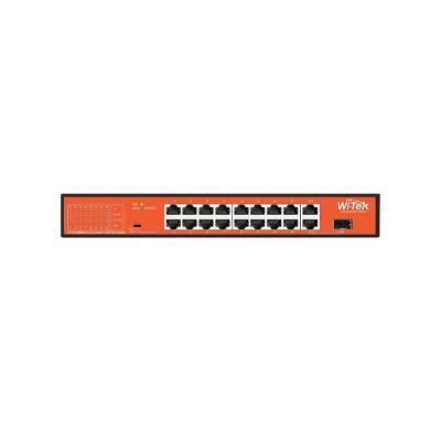 Неуправляемый 150W PoE коммутатор Wi-Tek WI-PS518GH 10/100M