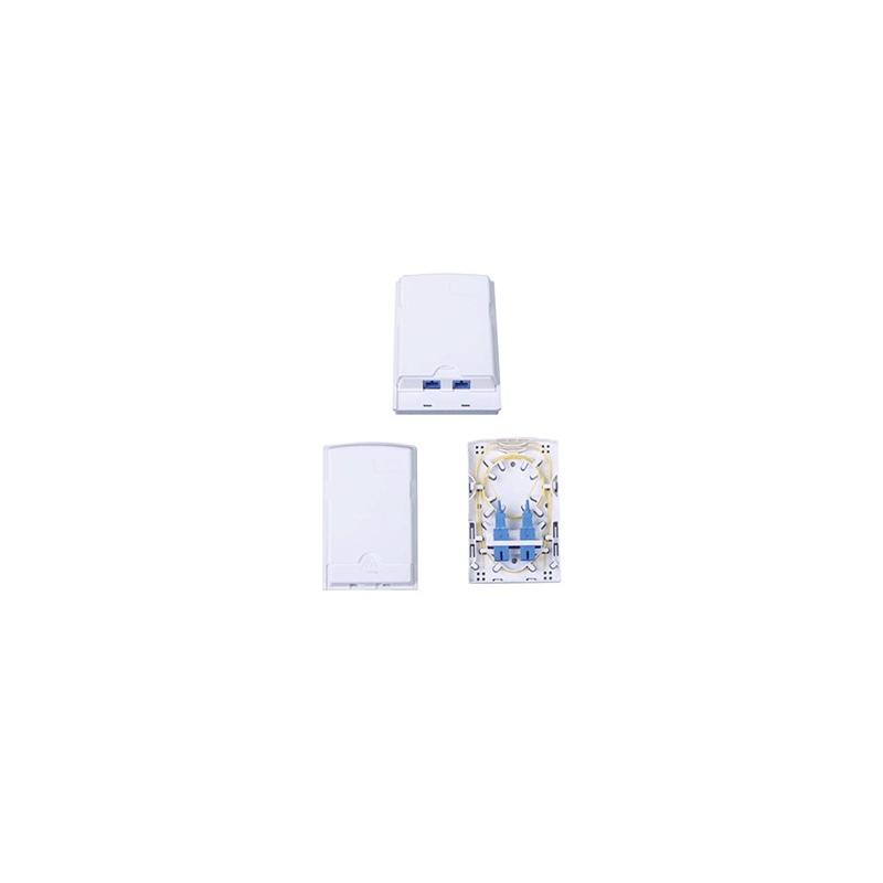 Оптический бокс  настольный  2 порта SC Simplex/LC Duplex
