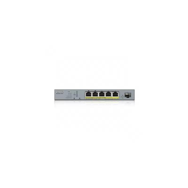 Smart L2 коммутатор PoE+ для IP-видеокамер Zyxel NebulaFlex Pro GS1350-6HP