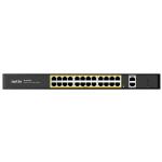 Коммутатор Netis P124GH 24xFE PoE+, 2xGE Uplink, 2xGE SFP, неуправляемый