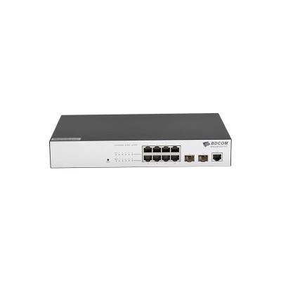 S2510-P L3-lite Managed PoE Switch / S2510-P, PoE Коммутатор 130W управляемый 8 порта 1G RJ45 + 2 Port 1G SFP(BDCOM)