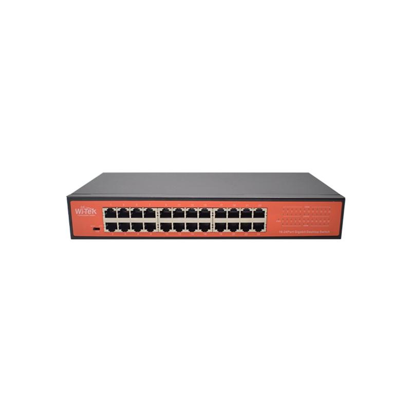 Неуправляемый коммутатор Wi-Tek WI-SG124D Гигабитный настольный