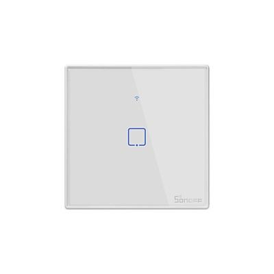 Smart WiFi настенный Выключатель одноклавишный, белый цвет артикул: T2UK1C