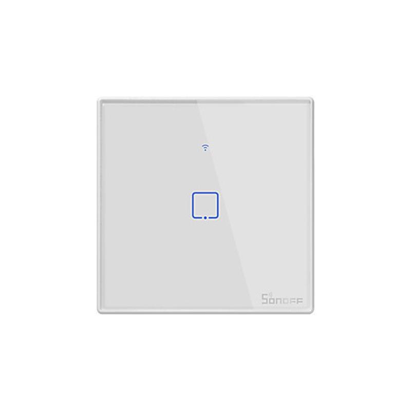Smart WiFi настенный Выключатель одноклавишный, белый цвет артикул: T2UK1C