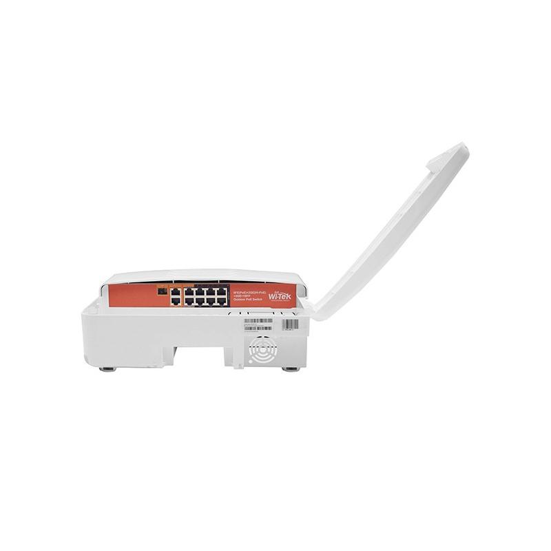 Неуправляемый наружный 120W PoE коммутатор Wi-Tek WI-PS210G-O (v2) 6x10/100M, 2xГигабитный