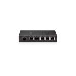 Ubiquiti EdgeRouter X SFP, powerful router with 5 Gigabit RJ45 ports with passive PoE support and 1 x SFP port, 50W total PoE Power, CPU Dual-Core 880 MHz MIPS1004Kc, 256 MB DDR3 RAM, 256 MB NAND, Wall mount (ER-X-SFP-EU)