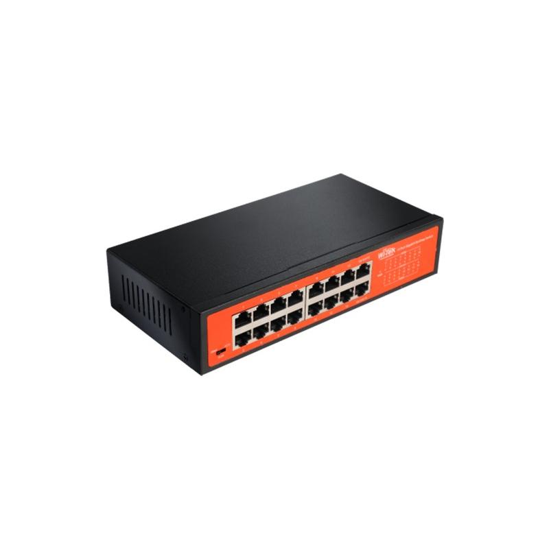 Неуправляемый коммутатор Wi-Tek WI-SG116D Гигабитный настольный