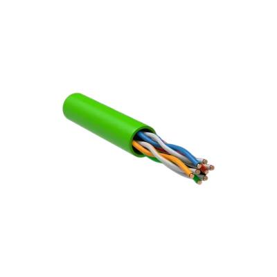 ITK Кабель связи витая пара U/UTP, кат.5E 4х2х24AWG solid, PVC, 305м, серый
