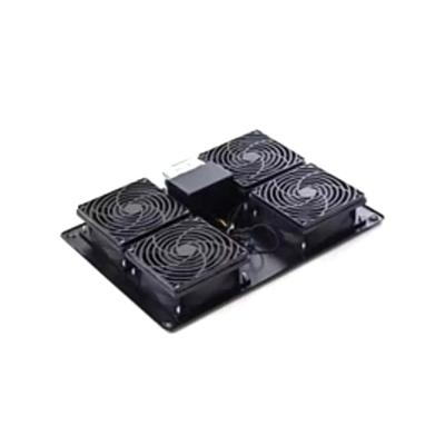 Вентиляторная панель Pixietech с термостатом, 2 вентилятора x 12см, шнур питания с вилкой Schuko
