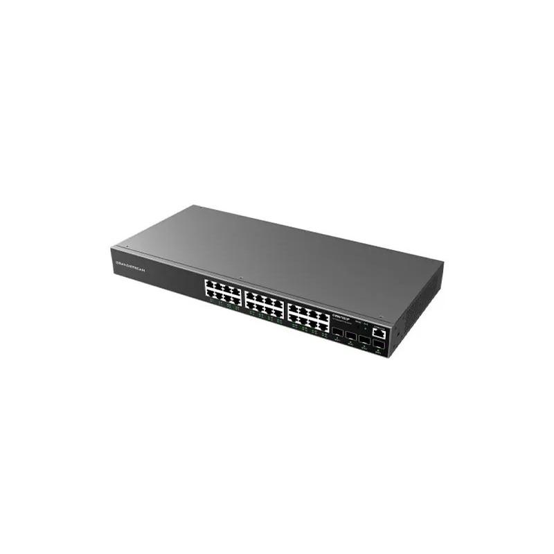 Grandstream GWN7803P - 24-портовый гигабитный управляемый коммутатор PoE/PoE+ L2+