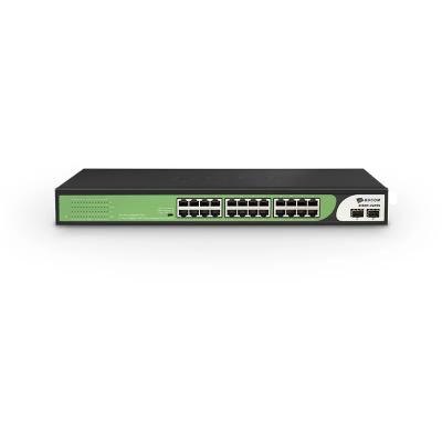 S1500-24P2S ( Unmanaged PoE Switch) / S1500-24P2S, PoE Коммутатор 280W неуправляемый 24 порта 1G RJ45 + 2 Port 1G SFP(BDCOM)