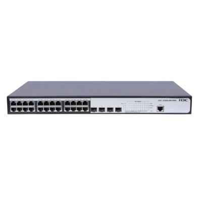 H3C S1850-28P-PWR 28-Port Gigabit Ethernet Switch(24GE+4SFP+PoE,AC)