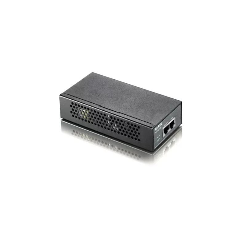 Инжектор Zyxel PoE12-HP, 802.3af/at (30 Вт), GE