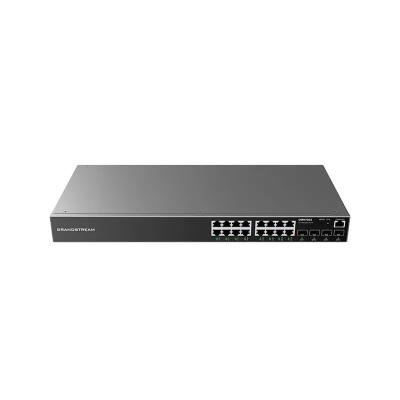 Grandstream GWN7802P - 16-портовый гигабитный управляемый сетевой коммутатор уровня 2+