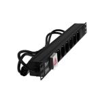 PDU Horizontal/6 socket/Euro socet Code F/Module type switch_Code_A/(KP F06HCCA)