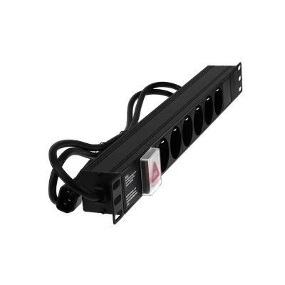 PDU Horizontal/6 socket/Euro socet Code F/Module type switch_Code_A/(KP F06HCCA)
