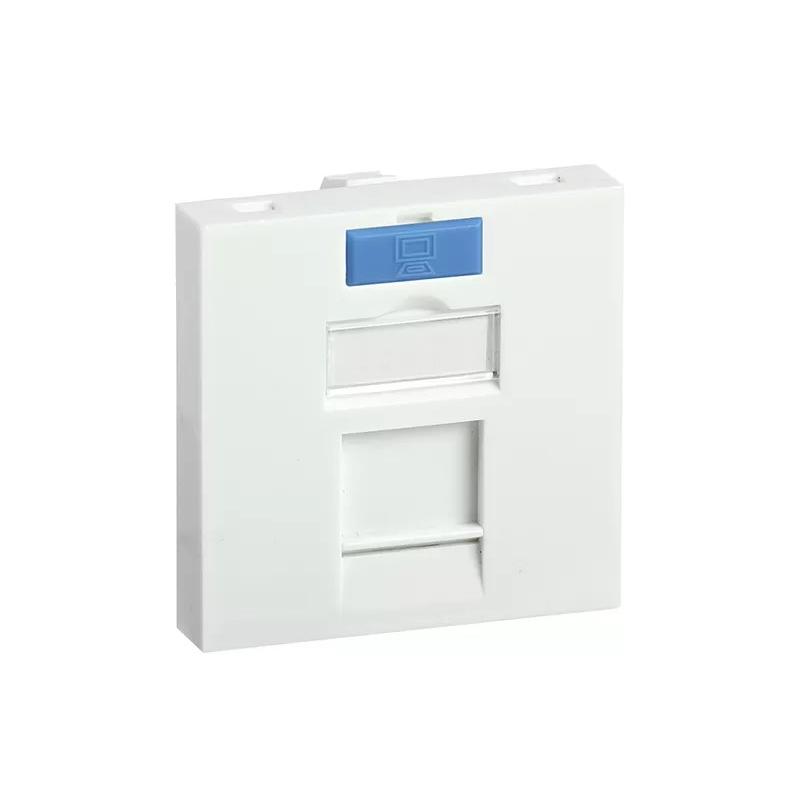 ITK Вставка 45х45мм для 1 модуля Keystone Jack с маркером